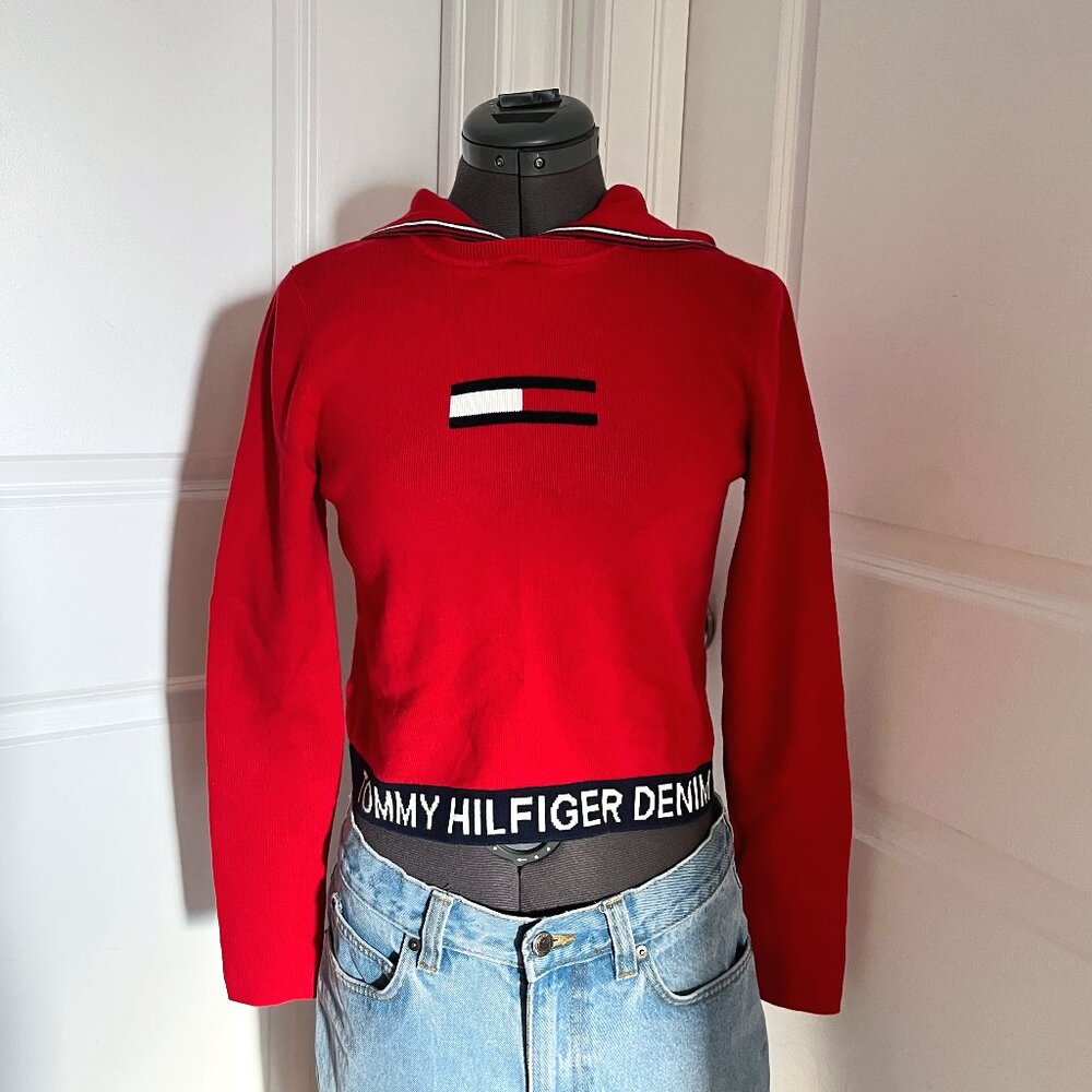 Tommy Hilfiger Denim hooded sweatshirt - Womens M